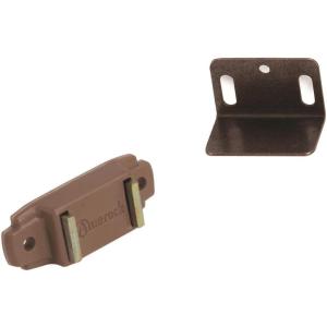 Amerock | Magnetic Cabinet Catch | Tan | 1-15/16 inch (49 mm) Length | 1 Pack | Door Catch | Cabinet Door Latch | Magnetic Door Latch