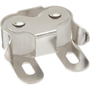 Amerock | Roller Cabinet Catch | Nickel | 1 inch (25 mm) Length | 1 Pack | Door Catch | Cabinet Door Latch