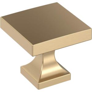 Amerock 10BX37024CZ | Champagne Bronze Cabinet Knob | 1-1/16 inch (27mm) Length | 10 Pack | Pedestal | Furniture Hardware(Champagne Bronze)