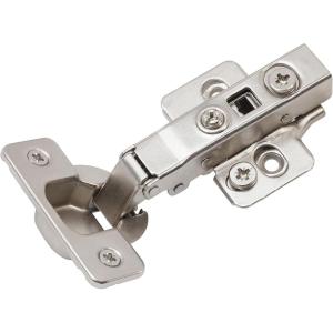 Amerock 2 Pack Full Overlay Self-Closing Euro Concealed Hinge for Frameless Cabinet, 105-degree Opening Angle with 3-Way adjustability(Full Overlay Frameless)
