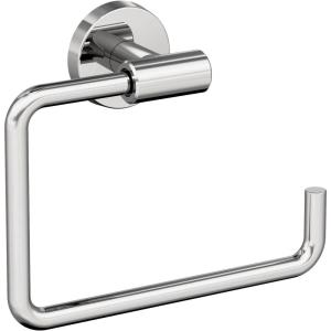 Amerock BH26541PSS | Polished Stainless Steel Towel Bar | 6-7/16 in (164 mm) Length Towel Holder | Arrondi | Hand Towel Holder for Bathroom Wall | Small Kitchen | Bath Accessories