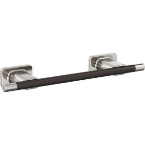 Amerock BH26615PNSS | Polished Nickel/Stainless Steel Towel Bar | 24 in (610 mm) Towel Rack | Esquire | Bathroom Towel Holder | Bathroom Hardware | Bath Accessories(Brushed Nickel/Oil-rubbed Bronze)