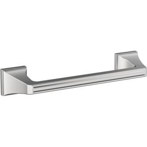 Amerock BH36024BBZ | Golden Champagne Towel Bar | 24 in (610 mm) Towel Rack | Mulholland | Bathroom Towel Holder | Bathroom Hardware | Bath Accessories(Chrome)