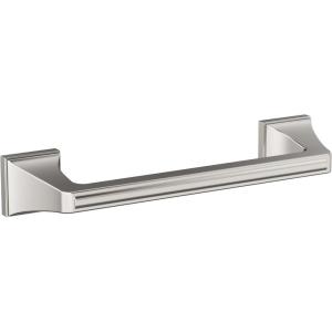 Amerock BH36024BBZ | Golden Champagne Towel Bar | 24 in (610 mm) Towel Rack | Mulholland | Bathroom Towel Holder | Bathroom Hardware | Bath Accessories(Polished Nickel)