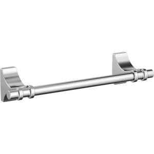 Amerock BH36050MB | Matte Black Double Robe Hook | 2-15/16 in. (75 mm) Length Towel Holder | Davenport | Towel Hook for Bathroom | Bathroom Hardware | Bath Accessories(Chrome)
