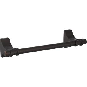 Amerock BH36050MB | Matte Black Double Robe Hook | 2-15/16 in. (75 mm) Length Towel Holder | Davenport | Towel Hook for Bathroom | Bathroom Hardware | Bath Accessories(Oil-rubbed Bronze)
