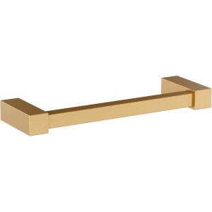 Amerock BH36081BBZ | Golden Champagne Single Post Toilet Paper Holder | 5-7/8 in. (149 mm) Length Toilet Tissue Holder | Monument | Bath Tissue Holder | Bathroom Hardware | Bath Accessories(Champagne Bronze)