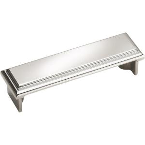 Amerock BP2613026 Manor 3 in (76 mm) Center-to-Center Polished Chrome Cabinet Cup Pull(Polished Chrome)