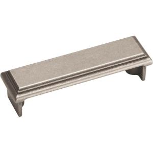 Amerock BP2613026 Manor 3 in (76 mm) Center-to-Center Polished Chrome Cabinet Cup Pull(Weathered Nickel)
