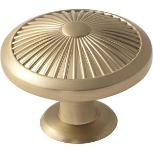 Amerock BP36616BBZ Crawford 1-3/4 in (44 mm) Diameter Golden Champagne Cabinet Knob(Golden Champagne)
