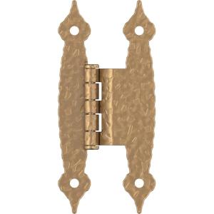 Amerock BPR3406CZ | Cabinet Hinge | 3/8 in (10 mm) Offset Non-Self Closing Face Mount | Champagne Bronze | Kitchen Cabinet Door Hinge | 1 Pair/2 Pack | Functional Hardware(Champagne Bronze)