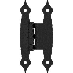 Amerock BPR3406CZ | Cabinet Hinge | 3/8 in (10 mm) Offset Non-Self Closing Face Mount | Champagne Bronze | Kitchen Cabinet Door Hinge | 1 Pair/2 Pack | Functional Hardware(Colonial Black)
