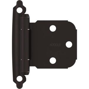 Amerock BPR762926 | Face Frame Cabinet Hinge | Variable Overlay Hinge | Polished Chrome | 2 Pack | Self-Closing Hinge | Kitchen Cabinet Door Hinge | 1 Pair/2 Pack | Functional Hardware(Oil Rubbed Bronze)