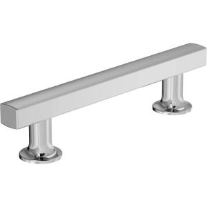 Amerock Corp BP37111CZ Everett Appliance Pull, 18 in (457 mm) Center-to-Center, Champagne Bronze(Polished Chrome)