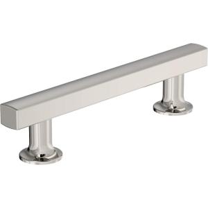 Amerock Corp BP37111CZ Everett Appliance Pull, 18 in (457 mm) Center-to-Center, Champagne Bronze(Polished Nickel)