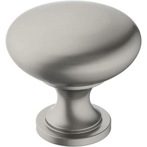 Amerock, Era 1-1/4 inch (32mm) Diameter Oil-Rubbed Bronze Cabinet Knob – 10 Pack(Satin Nickel)