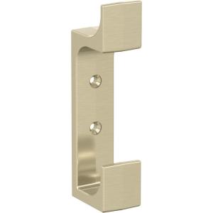 Amerock H37009CZ | Bray Double Prong Decorative Wall Hook | Champagne Bronze Hook for Coats, Hats, Backpacks, Bags | Hooks for Bathroom, Bedroom, Closet, Entryway, Laundry Room, Office(Golden Champagne)