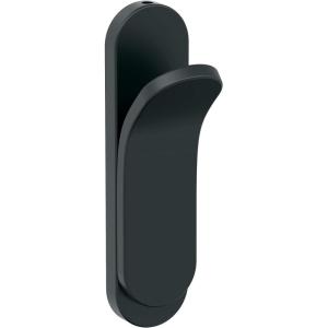 Amerock HBX37012MB | Unison Single Prong Decorative Wall Hook | Matte Black Hook for Coats, Hats, Backpacks, Bags | Hooks for Bathroom, Bedroom, Closet, Entryway, Laundry Room, Office(Matte Black)