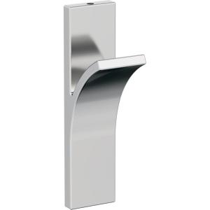 Amerock HBX37014G10 | Apex Single Prong Decorative Wall Hook | Satin Nickel Hook for Coats, Hats, Backpacks, Bags | Hooks for Bathroom, Bedroom, Closet, Entryway, Laundry Room, Office(Chrome)