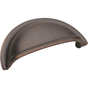 Amerock Solid Brass Cup Pull (BP4235-ORB)(Oil Rubbed Bronze)