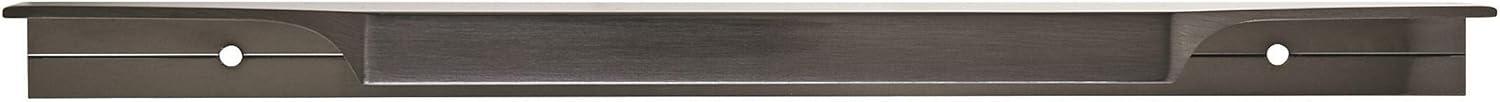 imageAmerock Cabinet Edge Pull Satin Nickel 4916 inch 116 mm Center to Center Extent 1 Pack Drawer Pull Drawer Handle Cabinet HardwareBlack Chrome