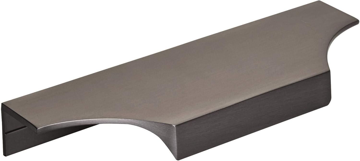 imageAmerock Cabinet Edge Pull Satin Nickel 4916 inch 116 mm Center to Center Extent 1 Pack Drawer Pull Drawer Handle Cabinet HardwareBlack Chrome