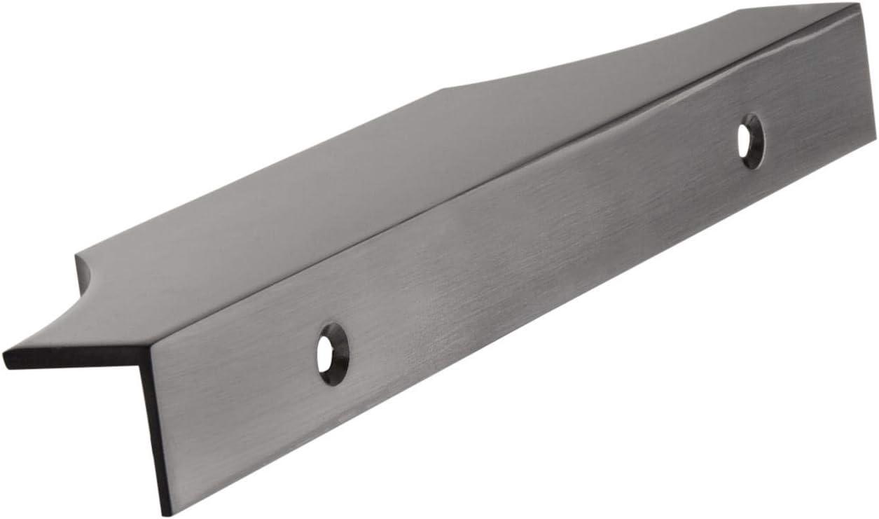 imageAmerock Cabinet Edge Pull Satin Nickel 4916 inch 116 mm Center to Center Extent 1 Pack Drawer Pull Drawer Handle Cabinet HardwareBlack Chrome
