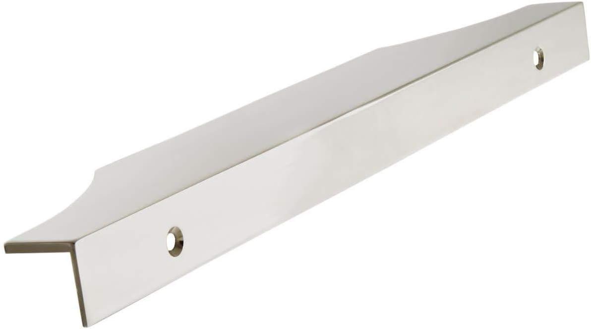 imageAmerock Cabinet Edge Pull Satin Nickel 4916 inch 116 mm Center to Center Extent 1 Pack Drawer Pull Drawer Handle Cabinet HardwareSatin Nickel