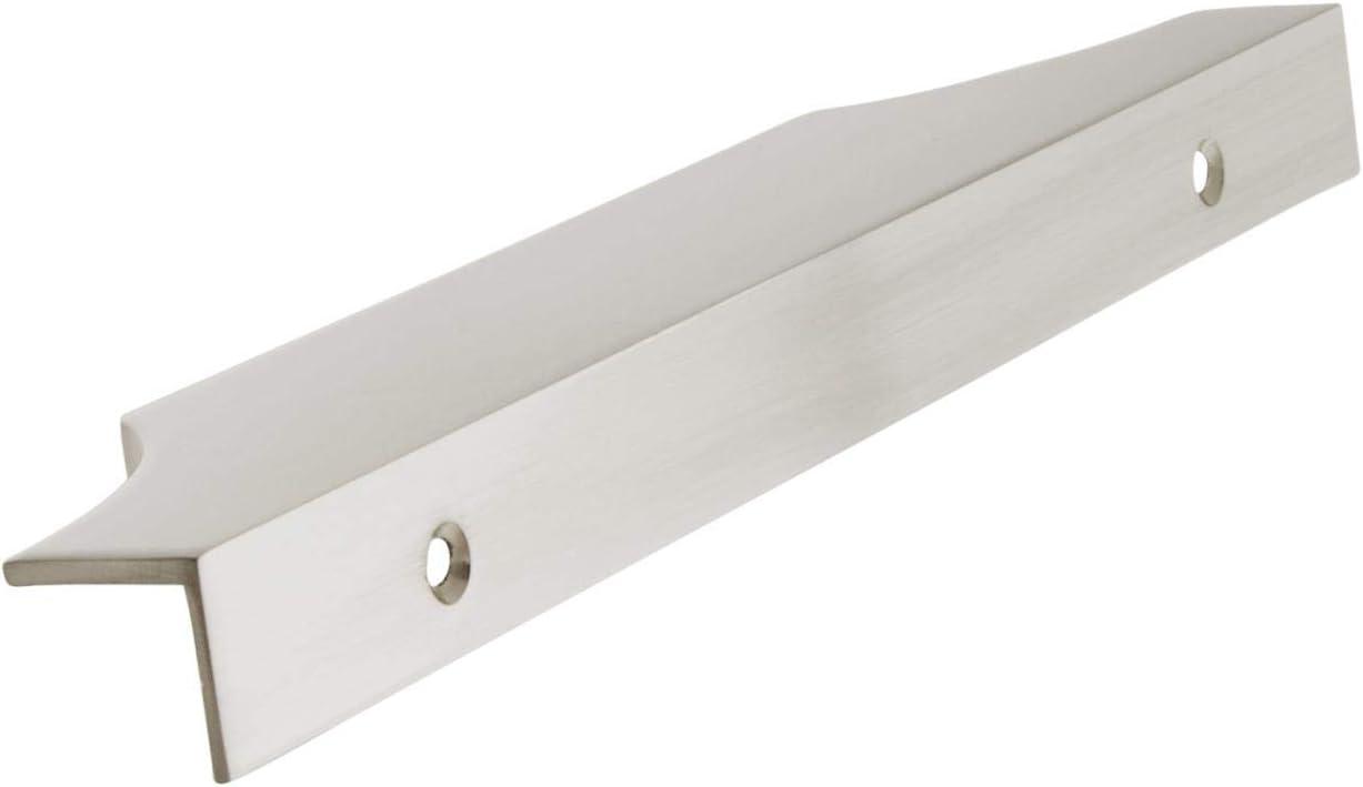 imageAmerock Cabinet Edge Pull Satin Nickel 4916 inch 116 mm Center to Center Extent 1 Pack Drawer Pull Drawer Handle Cabinet HardwareSatin Nickel