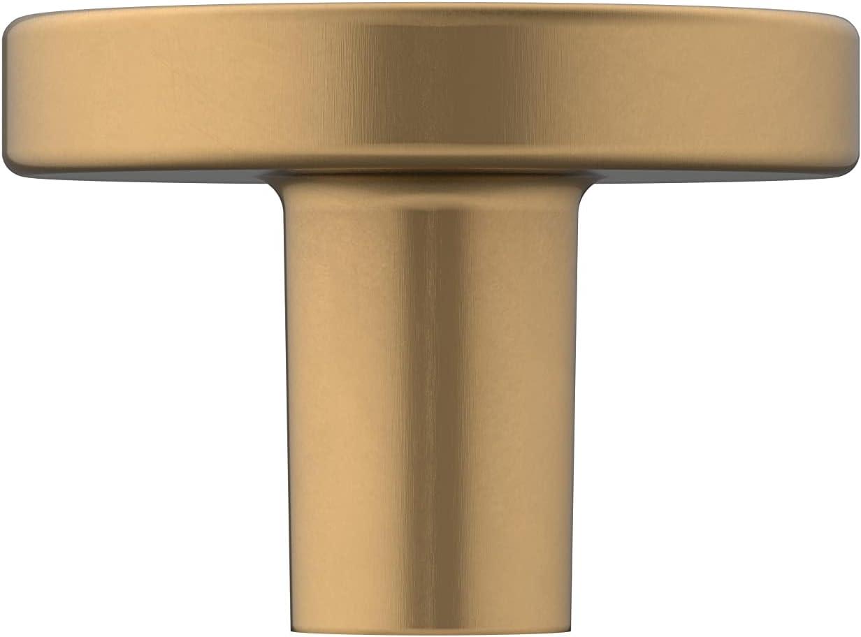 imageAmerock Cabinet Knob Champagne Bronze 138 inch 35 mm Diameter Versa 1 Pack Drawer Knob Cabinet HardwareChampagne Bronze