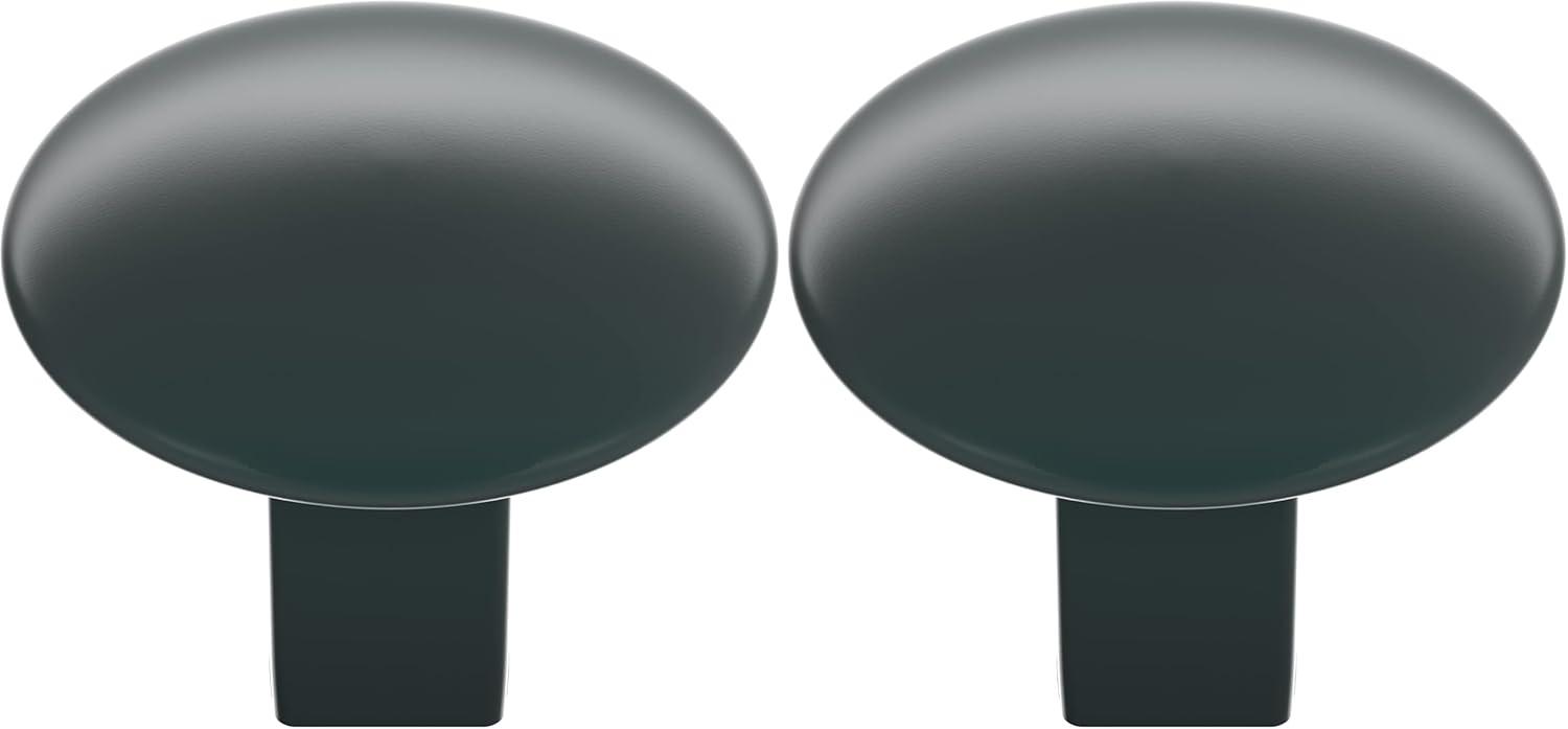 imageAmerock Cabinet Knob Champagne Bronze 114 in 32 mm Diameter Drawer Knob Riva Kitchen and Bath Hardware Furniture HardwareMatte Black