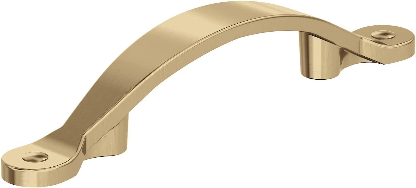 imageAmerock Cabinet Pull Matte Black 3 inch 76 mm Center to Center Inspirations 1 Pack Drawer Pull Drawer Handle Cabinet HardwareChampagne Bronze