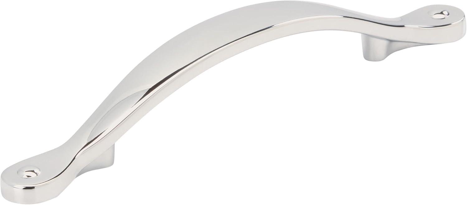 imageAmerock Cabinet Pull Matte Black 3 inch 76 mm Center to Center Inspirations 1 Pack Drawer Pull Drawer Handle Cabinet HardwarePolished Chrome