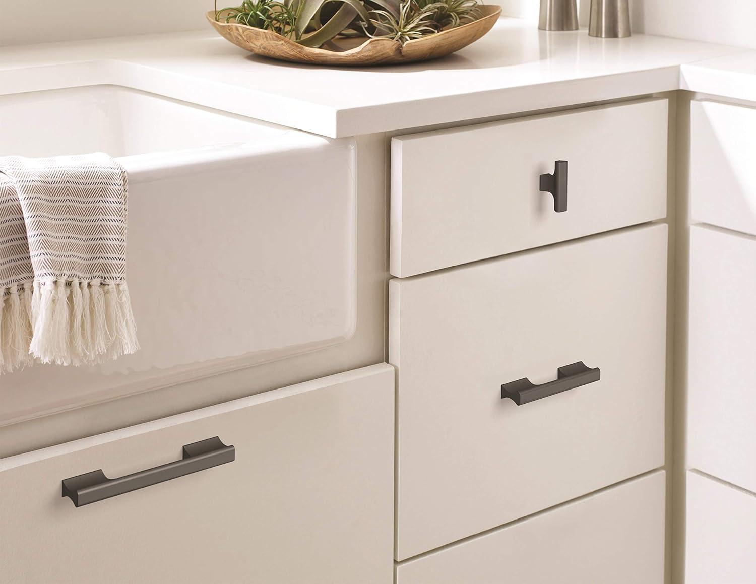 imageAmerock Cabinet Pull Matte Black 6516 inch 160 mm CentertoCenter Status 1 Pack Drawer Pull Cabinet Handle Cabinet HardwareMatte Black