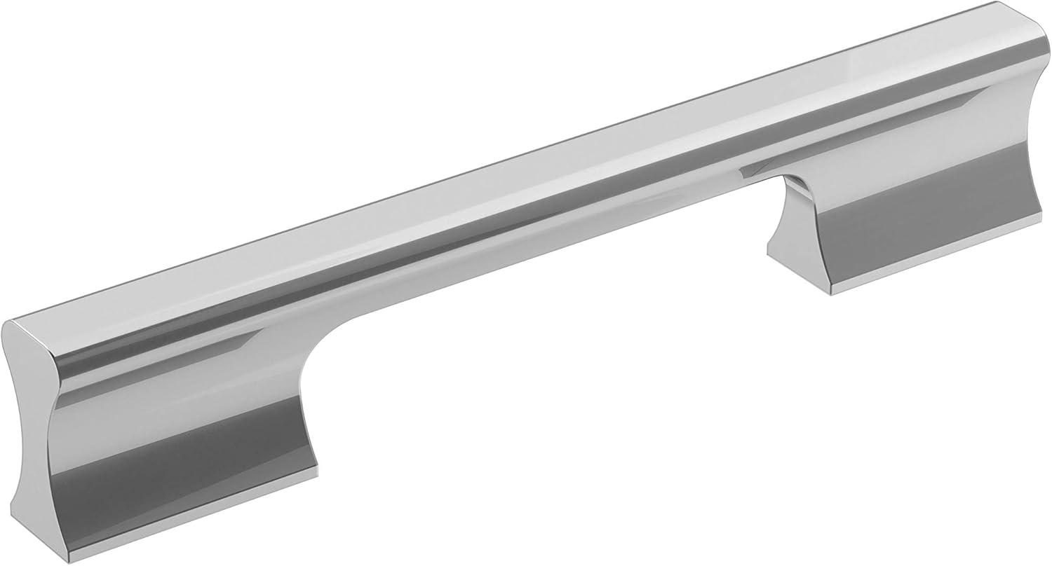 imageAmerock Cabinet Pull Matte Black 6516 inch 160 mm CentertoCenter Status 1 Pack Drawer Pull Cabinet Handle Cabinet HardwarePolished Chrome