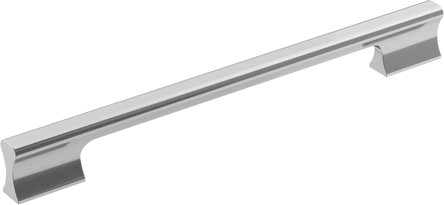 imageAmerock Cabinet Pull Matte Black 6516 inch 160 mm CentertoCenter Status 1 Pack Drawer Pull Cabinet Handle Cabinet HardwarePolished Chrome