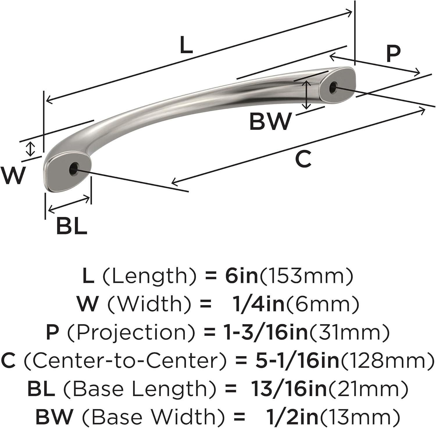 imageAmerock Cabinet Pull Satin Nickel 334 inch 96 mm Center to Center Vaile 10 Pack Drawer Pull Drawer Handle Cabinet HardwareSatin Nickel