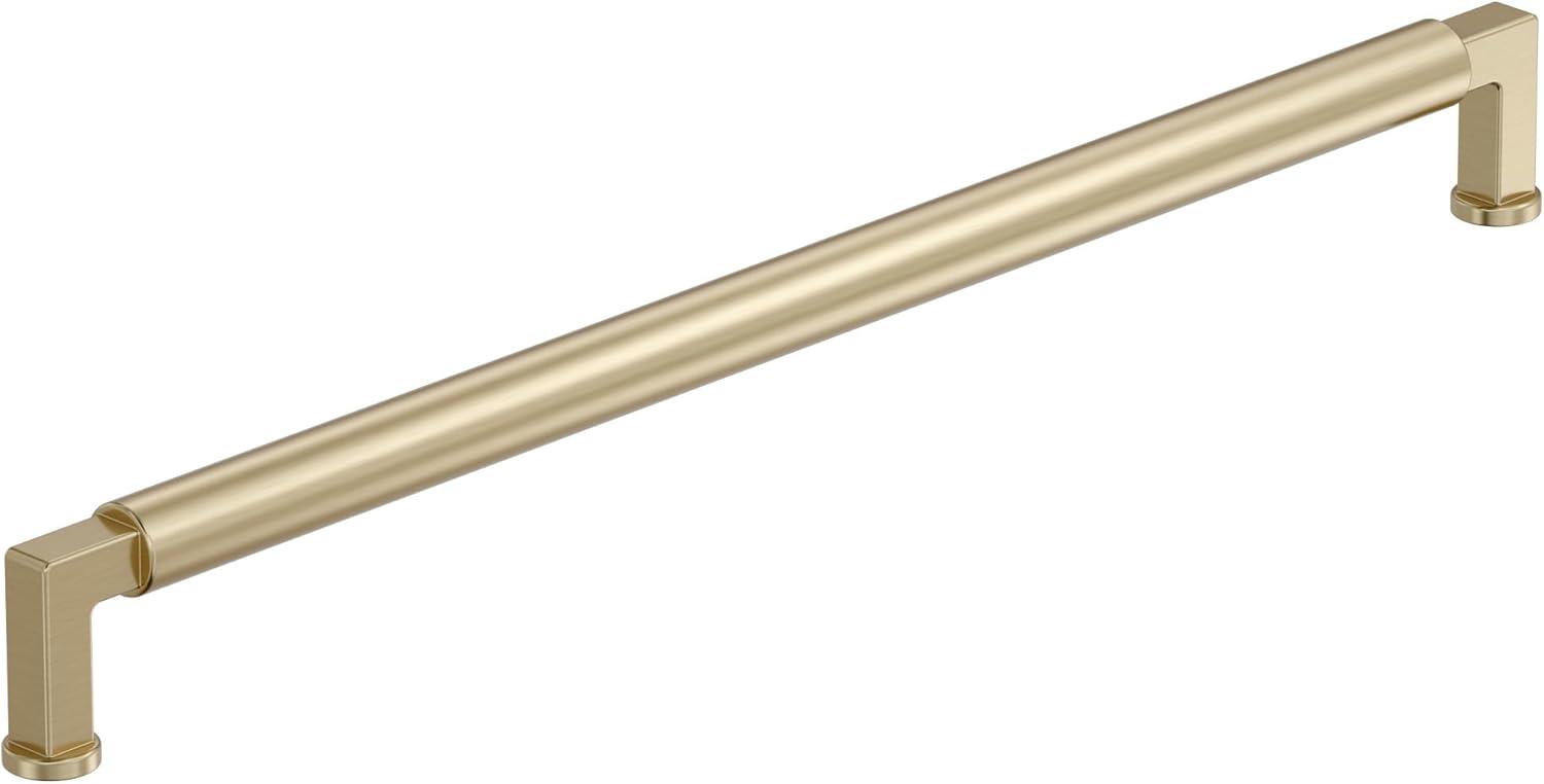 imageAmerock Balon 12 inch 305mm CentertoCenter Polished Chrome Appliance Pull BP3749026Golden Champagne