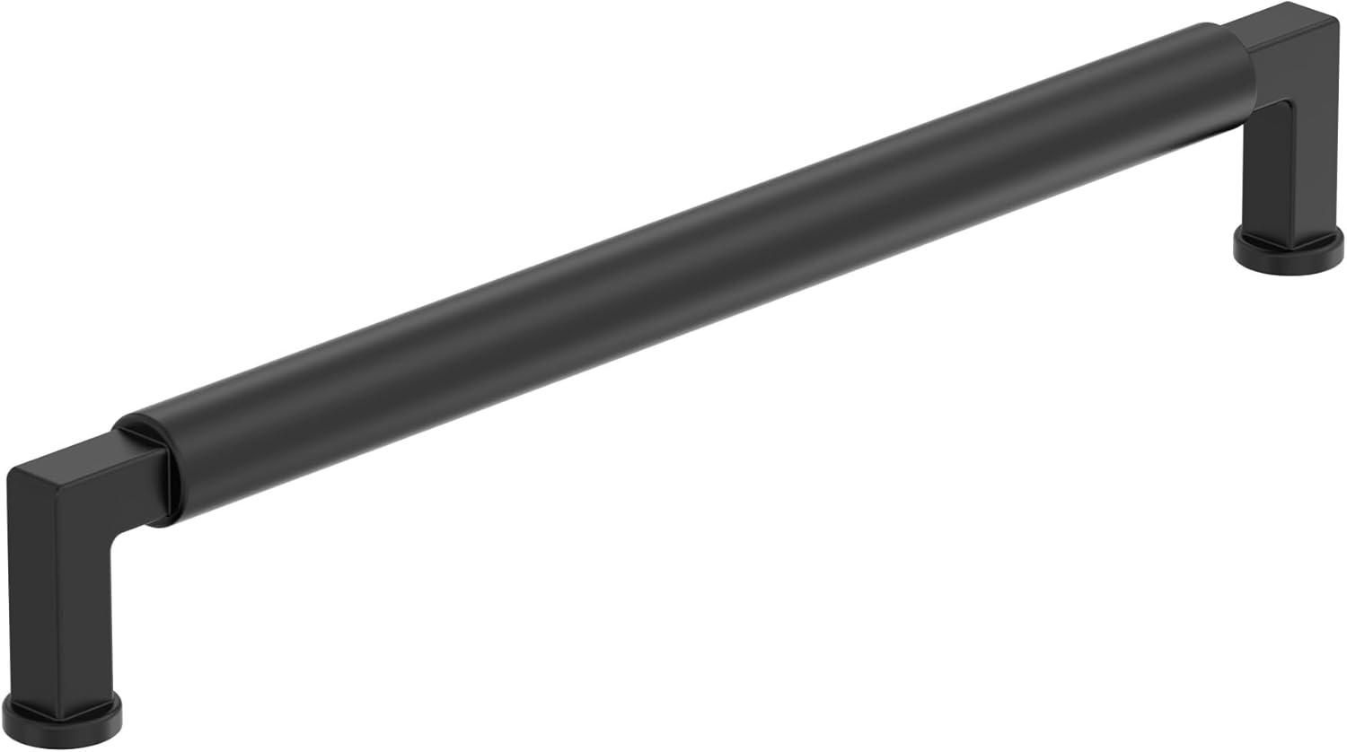 imageAmerock Balon 12 inch 305mm CentertoCenter Polished Chrome Appliance Pull BP3749026Matte Black