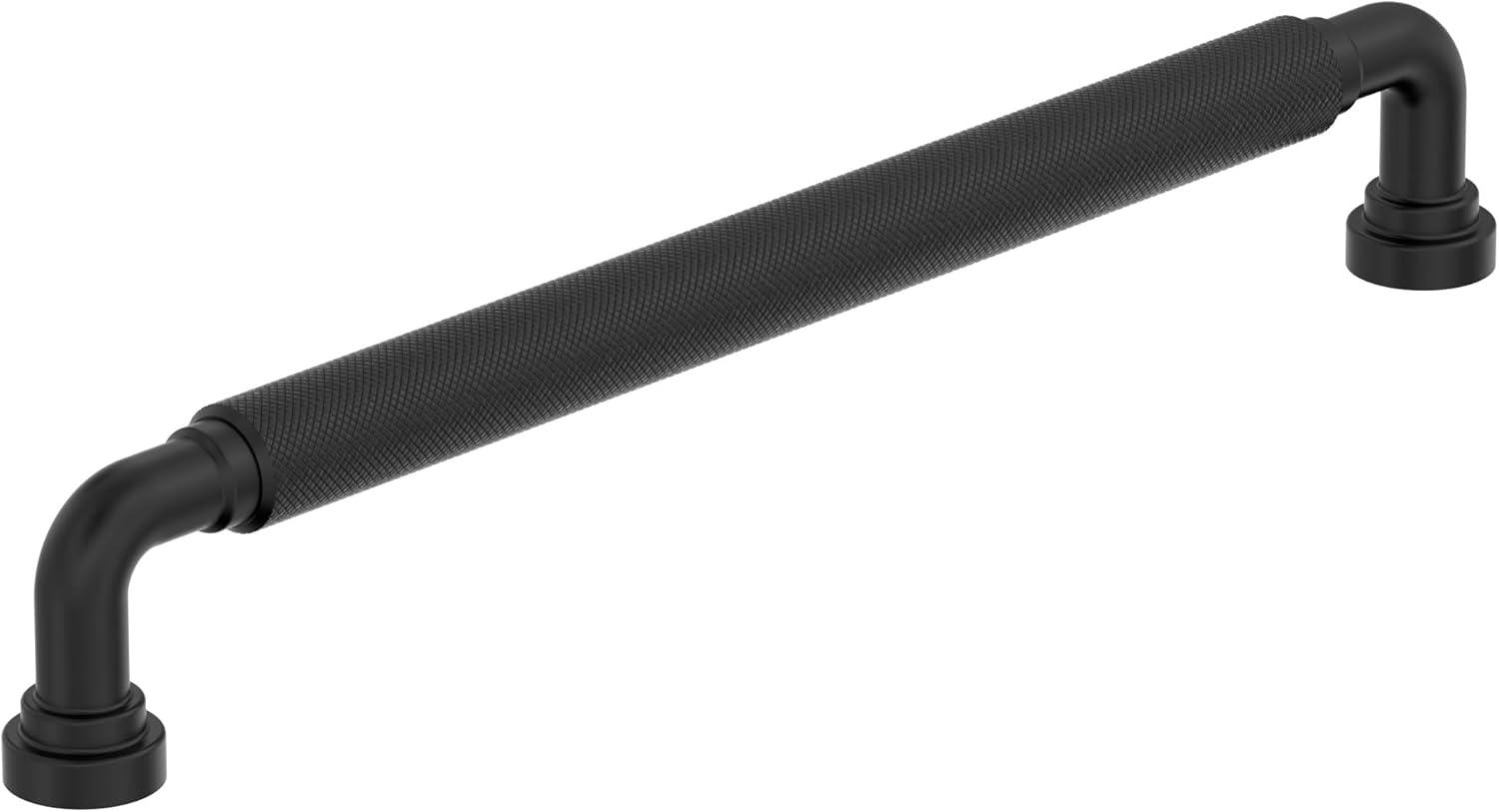 imageAmerock Collet 1258 inch 320mm CentertoCenter Polished Chrome Cabinet Pull BP3768826Matte Black