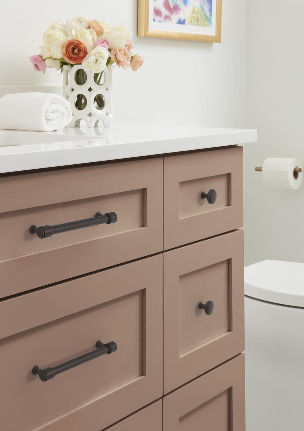 imageAmerock Faircrest 3 inch 76mm CentertoCenter Champagne Bronze Cabinet Pull BP37462CZOil Rubbed Bronze