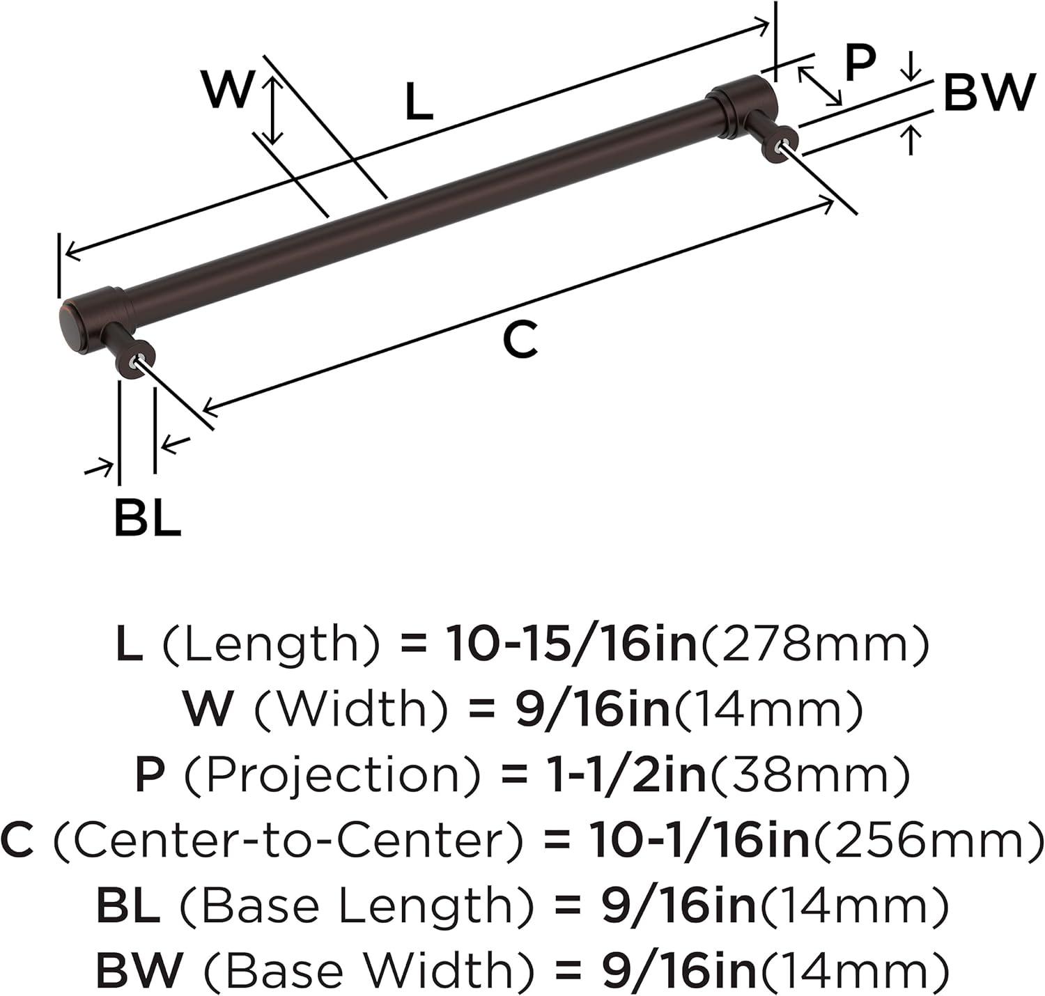 imageAmerock Faircrest 3 inch 76mm CentertoCenter Champagne Bronze Cabinet Pull BP37462CZOil Rubbed Bronze