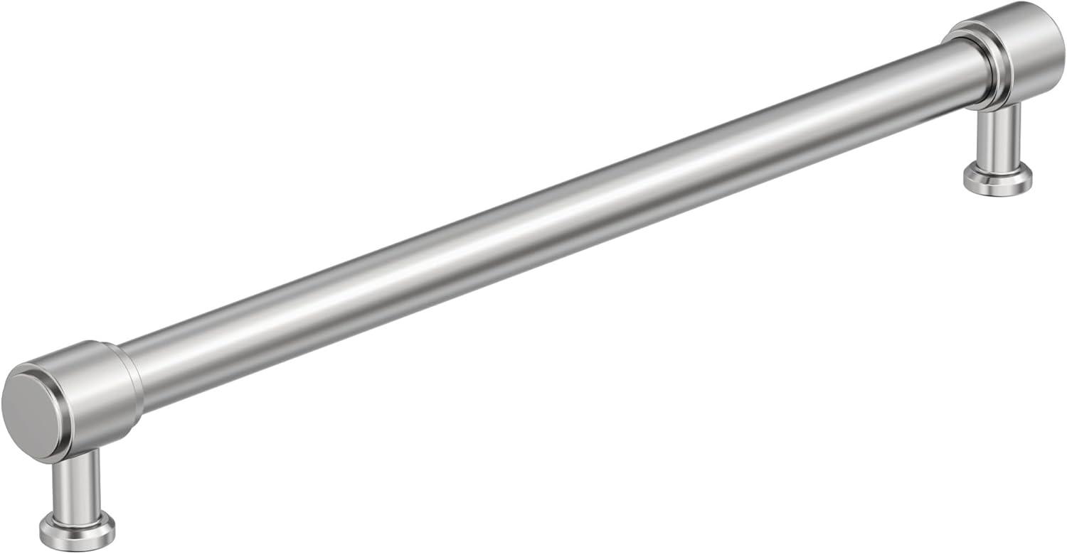 imageAmerock Faircrest 3 inch 76mm CentertoCenter Champagne Bronze Cabinet Pull BP37462CZPolished Chrome
