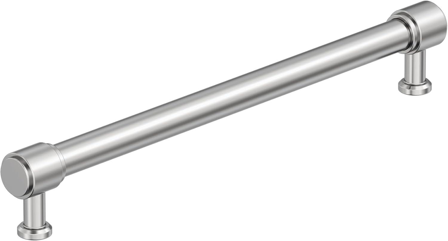 imageAmerock Faircrest 3 inch 76mm CentertoCenter Champagne Bronze Cabinet Pull BP37462CZPolished Chrome