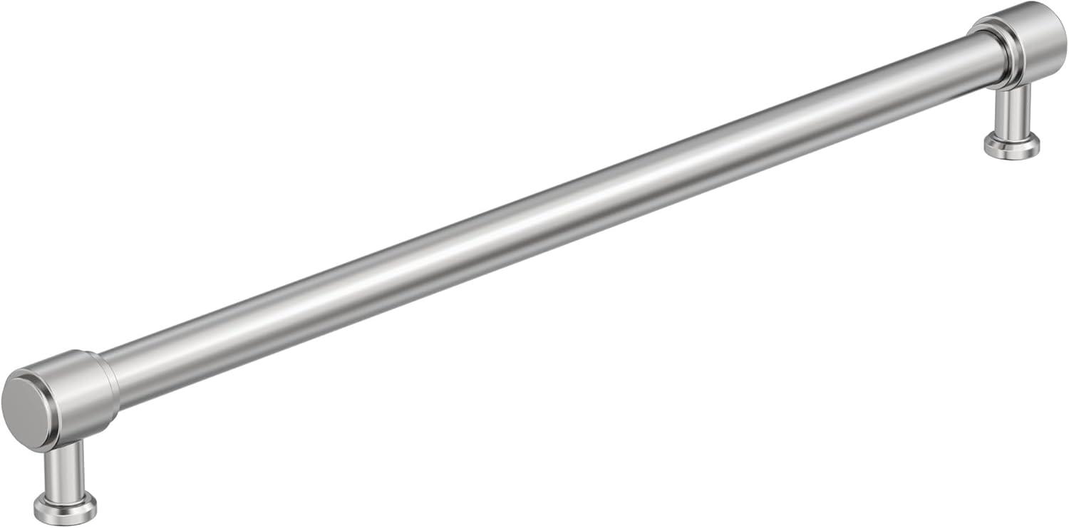 imageAmerock Faircrest 3 inch 76mm CentertoCenter Champagne Bronze Cabinet Pull BP37462CZPolished Chrome