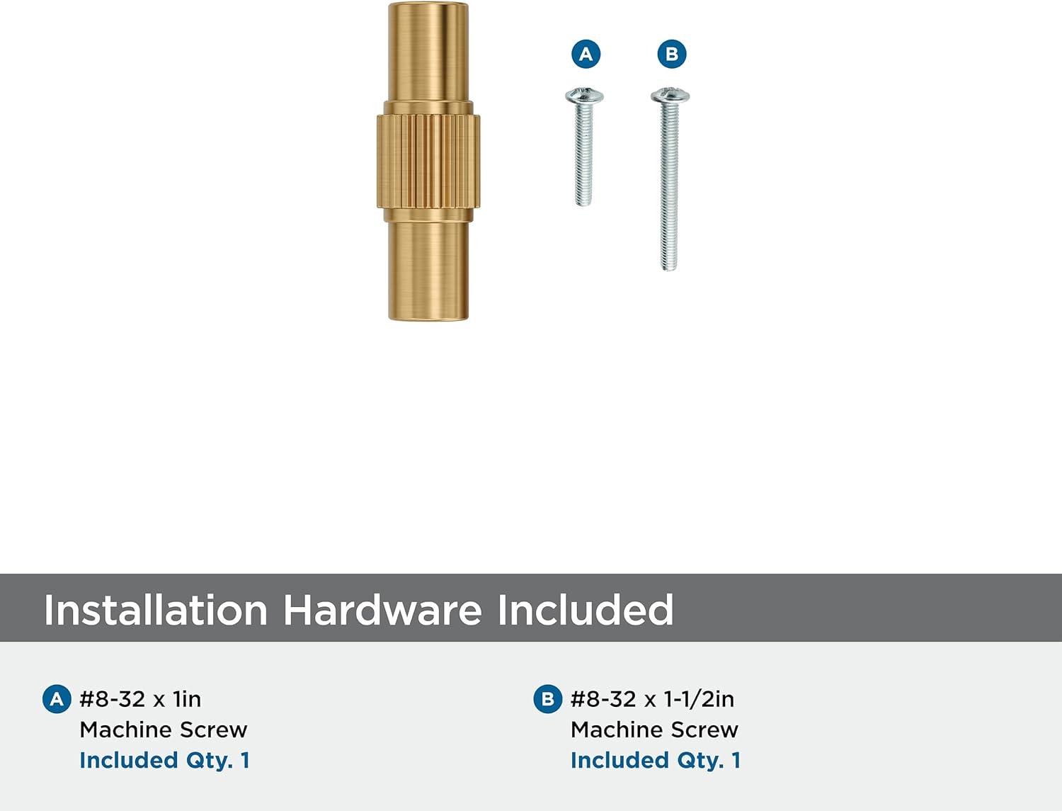 imageAmerock Farewind 114 inch 32mm Diameter Satin Nickel Cabinet Knob BP37800G10Champagne Bronze