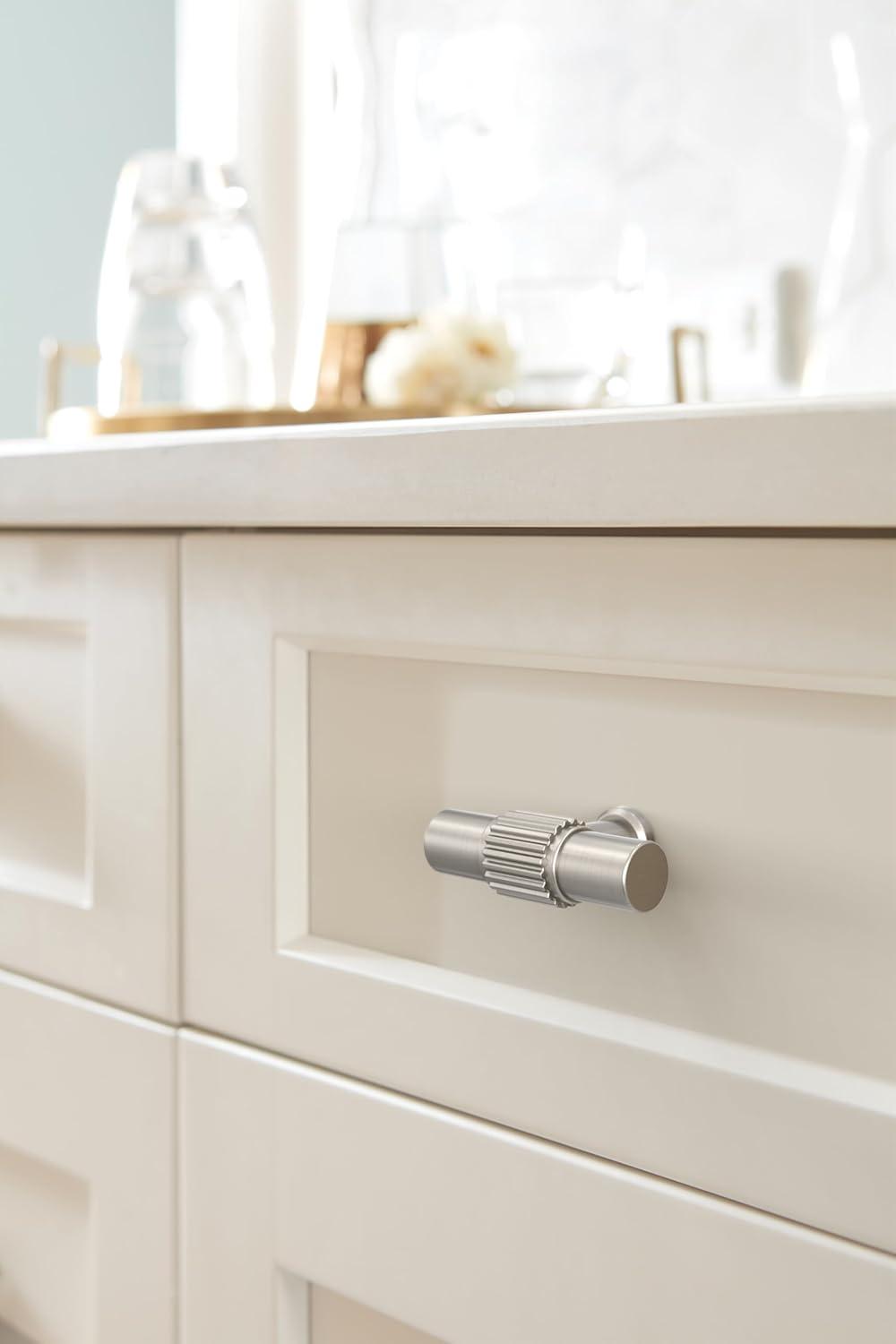 imageAmerock Farewind 114 inch 32mm Diameter Satin Nickel Cabinet Knob BP37800G10Satin Nickel