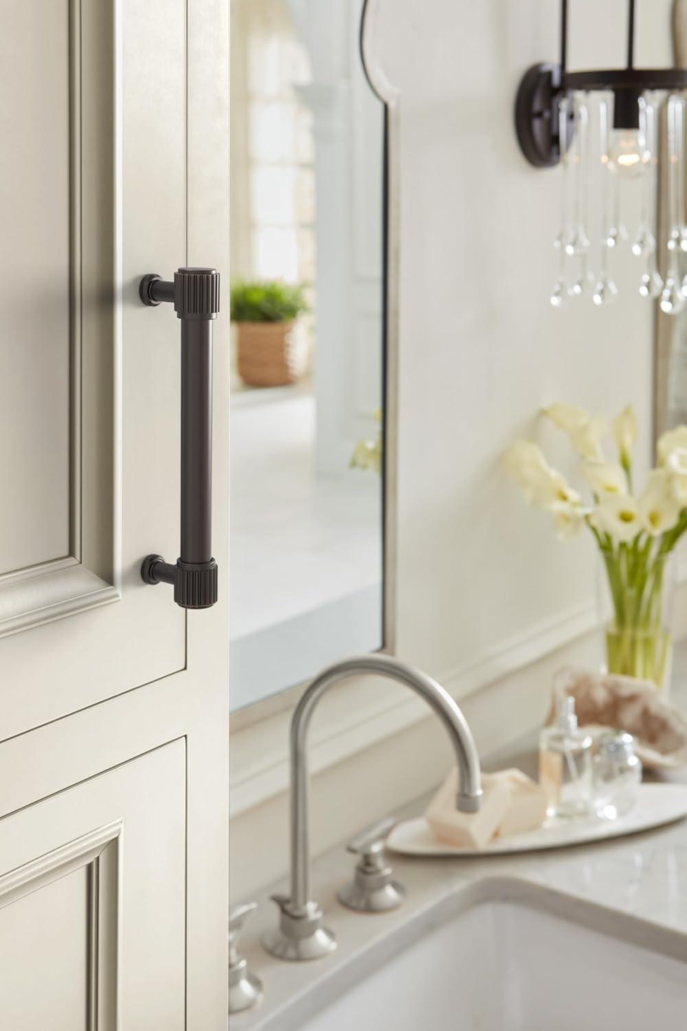 imageAmerock Farewind 81316 inch 224mm CentertoCenter Polished Chrome Cabinet Pull BP3780726Oil Rubbed Bronze
