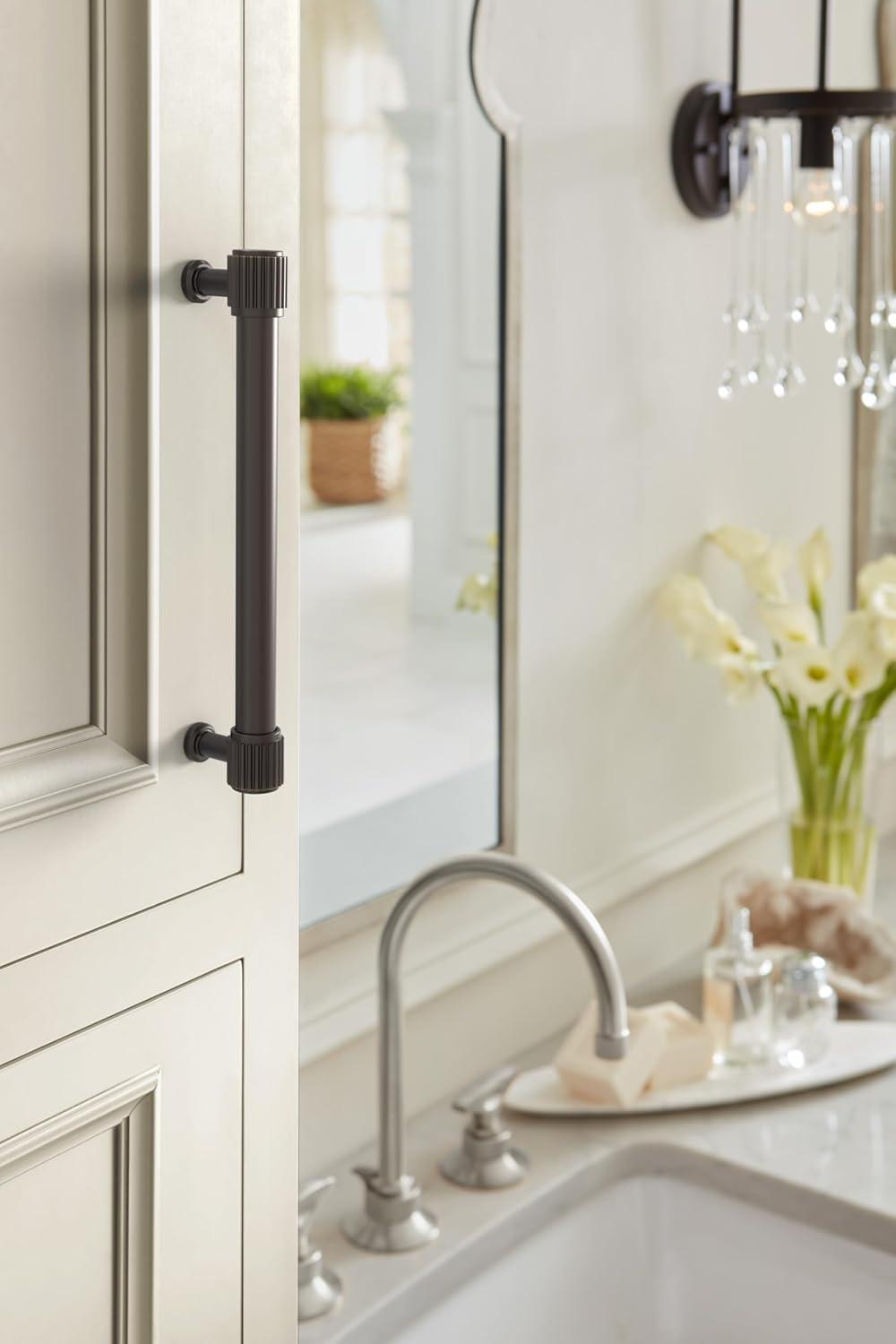 imageAmerock Farewind 81316 inch 224mm CentertoCenter Polished Chrome Cabinet Pull BP3780726Oil Rubbed Bronze