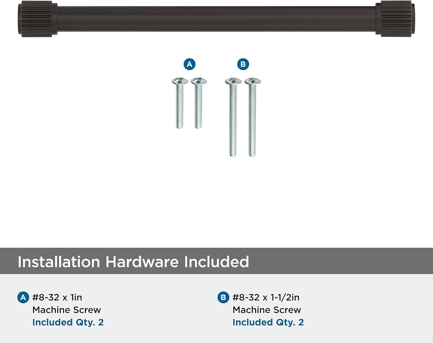 imageAmerock Farewind 81316 inch 224mm CentertoCenter Polished Chrome Cabinet Pull BP3780726Oil Rubbed Bronze
